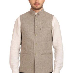 Tweed Grey Modi Nehru Jacket